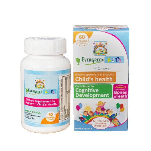Carrot-Top Evergreen Kidz Chewable Multivitamin, 60 Tablets - Silverline Pharmacy Surulere, Lagos