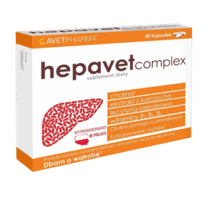 Cavet Pharma Hepavet Complex Supplement, 40 Capsules - Silverline Pharmacy Surulere, Lagos