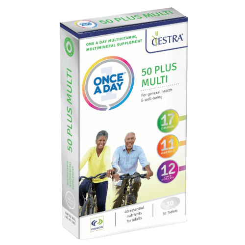 Cestra 50 Plus Multi Once A Day, 30 Tablets - Silverline Pharmacy Surulere, Lagos