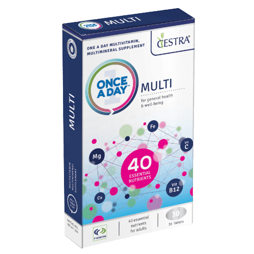 Cestra Multi Once A Day Multivitamin, 30 Tablets - Silverline Pharmacy Surulere, Lagos