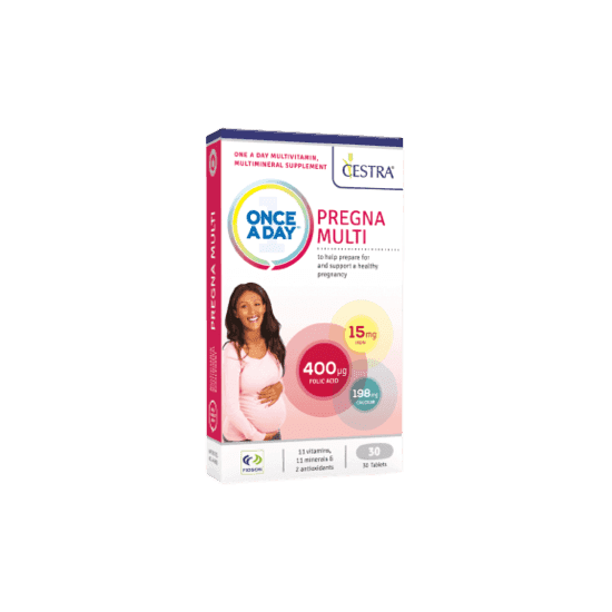 Cestra Pregna Multi Prenatal Multivitamin, 30 Tablets - Silverline Pharmacy Surulere, Lagos