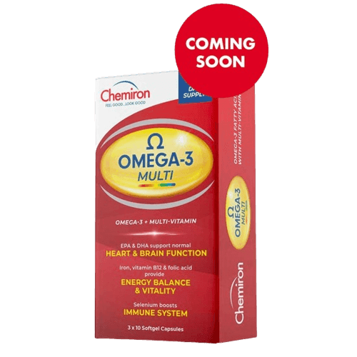 Chemiron Omega-3 + Multi-Vitamin, 3 x 10 Softgels - Silverline Pharmacy Surulere, Lagos