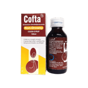 Cofta Non-Drowsy Cough Syrup, 100ml - Silverline Pharmacy Surulere, Lagos