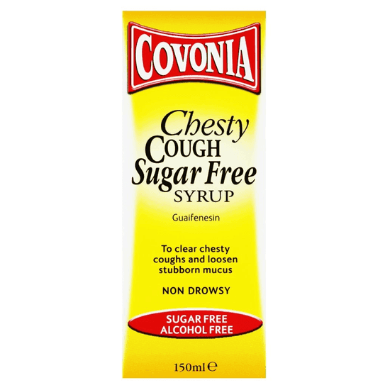 Covonia Chesty Cough Sugar Free Non-Drowsy Syrup, 150ml - Silverline Pharmacy Surulere, Lagos