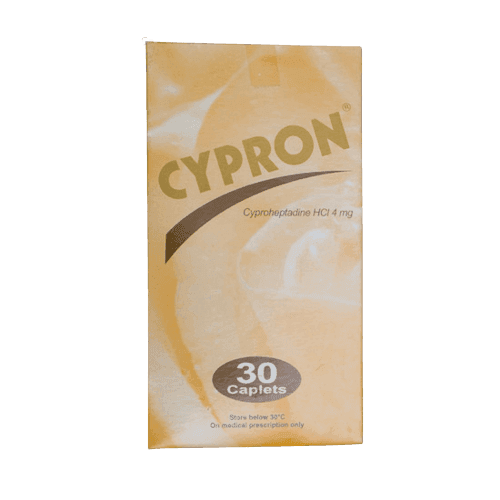 Cypron Cyproheptadine HCI 4mg, 30 Caplets - Silverline Pharmacy Surulere, Lagos