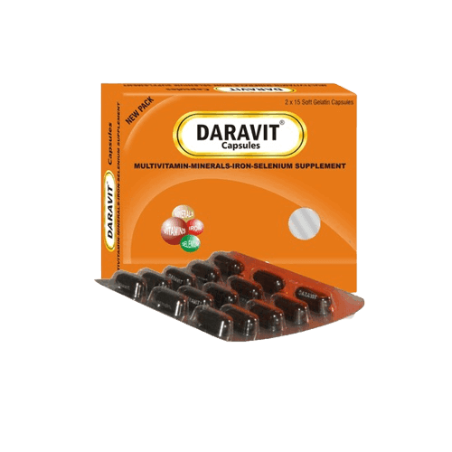Daravit Multivitamin Capsules, 2 x 15 Softgels - Silverline Pharmacy Surulere, Lagos