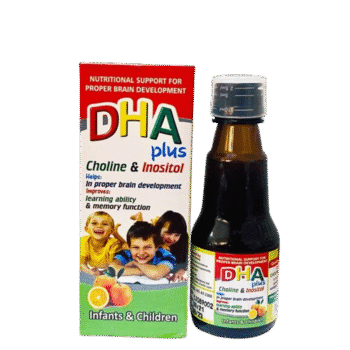 DHA Plus Choline & Inositol Syrup For Children, 125ml - Silverline Pharmacy Surulere, Lagos