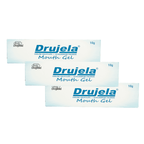 Drugfield Drujela Mouth Gel, 10g - Silverline Pharmacy Surulere, Lagos