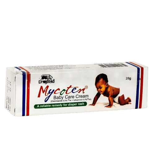 Drugfield Mycoten Baby Care Cream, 20g - Silverline Pharmacy Surulere, Lagos