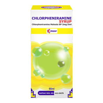 Emzor Chlorpheniramine Maleate Syrup, 60ml - Silverline Pharmacy Surulere, Lagos