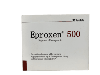 Eproxen 500 Naproxen + Esomeprazole, 32 Tablets - Silverline Pharmacy Surulere, Lagos