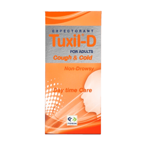 Fidson Tuxil-D Cough & Cold Expectorant For Adults, 100ml - Silverline Pharmacy Surulere, Lagos