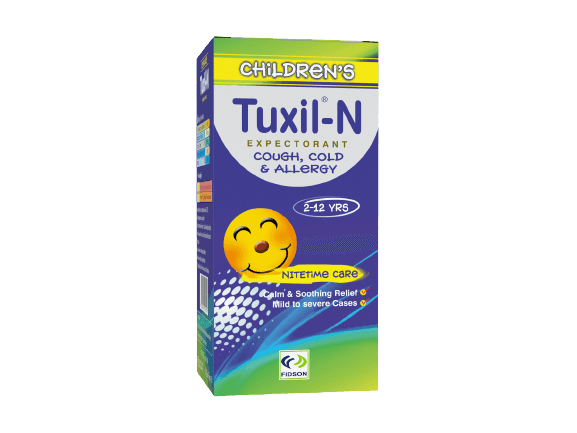 Fidson Tuxil-N Children’s Expectorant for Cough & Cold, 100ml - Silverline Pharmacy Surulere, Lagos