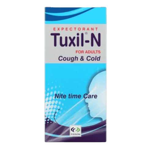 Fidson Tuxil-N Cough & Cold Expectorant For Adults, 100ml - Silverline Pharmacy Surulere, Lagos