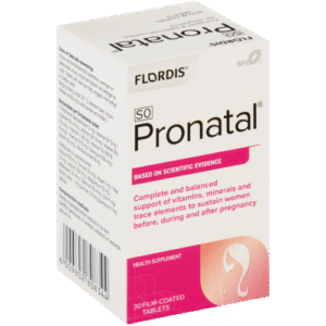 Flordis Pronatal Pregnancy Support, 30 Tablets - Silverline Pharmacy Surulere, Lagos