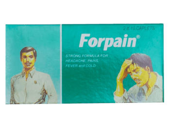 Forpain For Cold Headache Pains Fever & Cold, 2 x 10 Caplets - Silverline Pharmacy Surulere, Lagos