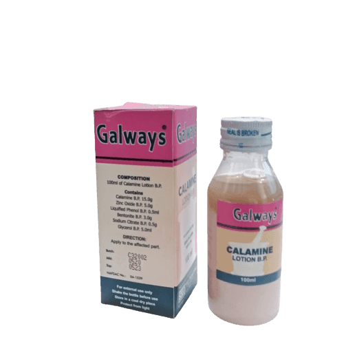 Galways Calamine Lotion BP, 100ml - Silverline Pharmacy Surulere, Lagos