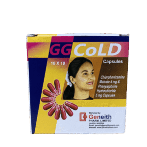 Geneith GG Cold, 10 x 10 Capsules - Silverline Pharmacy Surulere, Lagos