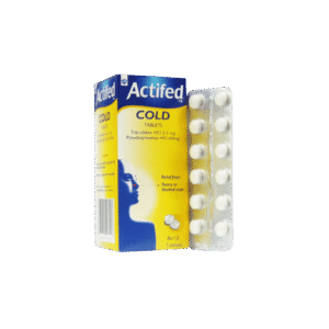 GSK Actifed Cold Tablets, 8 x 12 Tablets - Silverline Pharmacy Surulere, Lagos