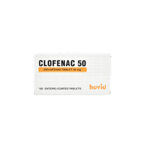 Hovid Clofenac 50 Diclofenac Tablet 50mg, 100 Tablets - Silverline Pharmacy Surulere, Lagos