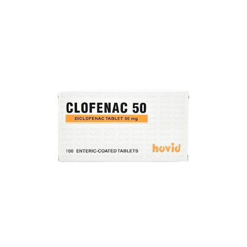 Hovid Clofenac 50 Diclofenac Tablet 50mg, 100 Tablets - Silverline Pharmacy Surulere, Lagos