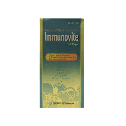 Immunovite Antioxidant Vitamin Soft Capsules, 30 Softgels - Silverline Pharmacy Surulere, Lagos