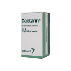 Janssen Daktarin Topical Powder Miconazole Nitrate 20mg/g, 20g - Silverline Pharmacy Surulere, Lagos