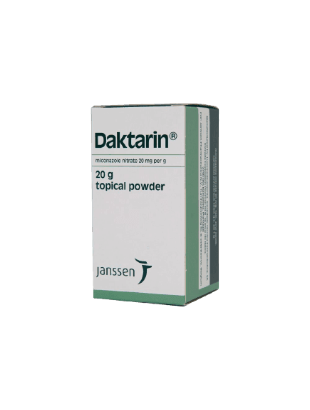 Janssen Daktarin Topical Powder Miconazole Nitrate 20mg/g, 20g - Silverline Pharmacy Surulere, Lagos