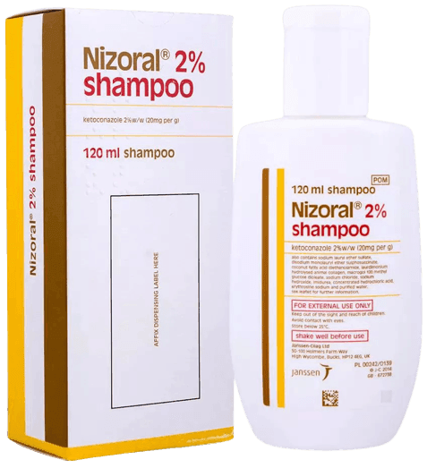 Janssen Nizoral 2% Ketoconazole Shampoo, 120ml - Silverline Pharmacy Surulere, Lagos