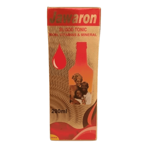 Jawaron Blood Tonic Iron Vitamins & Mineral, 200ml - Silverline Pharmacy Surulere, Lagos