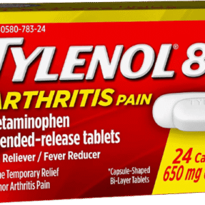 Johnson & Johnson Tylenol 8hr Arthritis Pain, 24 Caplets - Silverline Pharmacy Surulere, Lagos