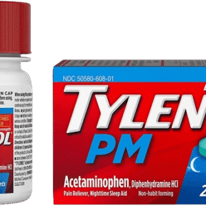 Johnson & Johnson Tylenol PM Extra Strength, 24 Caplets - Silverline Pharmacy Surulere, Lagos