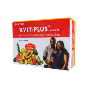 Kayhelt Kvit-Plus Multivitamin, 3 x 10 Capsules - Silverline Pharmacy Surulere, Lagos