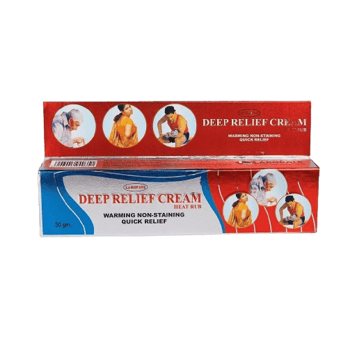 Laborate Deep Relief Cream Heat Rub, 30g - Silverline Pharmacy Surulere, Lagos