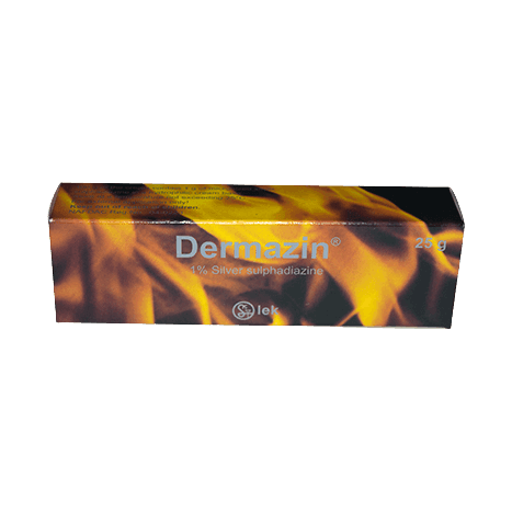 Lek Dermazin 1% Silver Suphadiazine, 50g - Silverline Pharmacy Surulere, Lagos