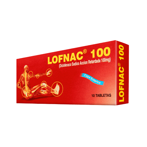 Lofnac 100 Diclofenac Sodium 100mg Delayed Release, 10 Tablets - Silverline Pharmacy Surulere, Lagos