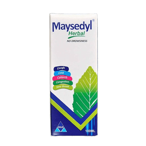 May & Baker Maysedyl Herbal Non-Drowsy Cough Syrup, 100ml - Silverline Pharmacy Surulere, Lagos