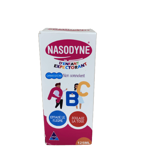 May & Baker Nasodyne Expectorant For Children, 125ml - Silverline Pharmacy Surulere, Lagos