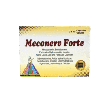 Meconerv Forte, 3 x 10 Capsules - Silverline Pharmacy Surulere, Lagos