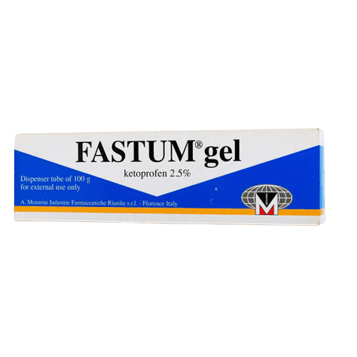 Menarini Fastum Gel Ketoprofen 2.5%, 100g - Silverline Pharmacy Surulere, Lagos