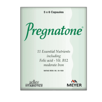 Meyer Vitabiotics Pregnatone, 5 x 6 Capsules - Silverline Pharmacy Surulere, Lagos