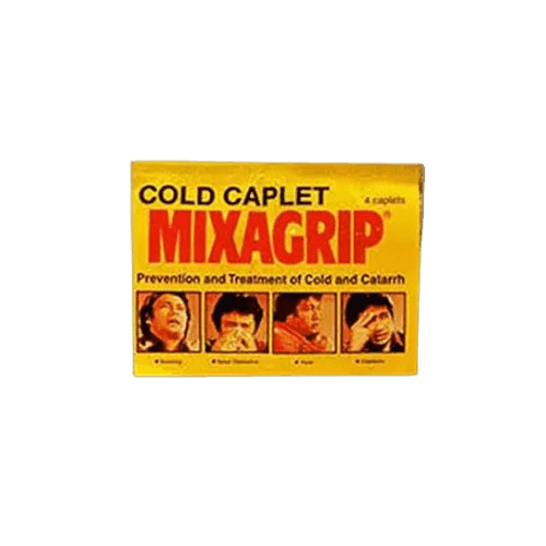 Mixagrip Cold Caplet, 4 Caplets - Silverline Pharmacy Surulere, Lagos