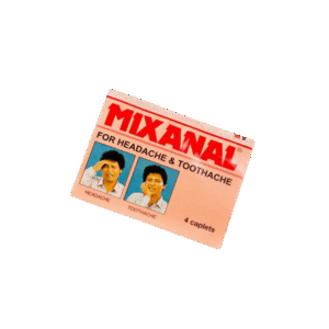 Mixanal For Headache & Toothache, 4 Caplets - Silverline Pharmacy Surulere, Lagos