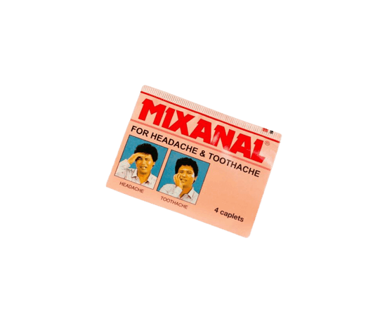 Mixanal For Headache & Toothache, 4 Caplets - Silverline Pharmacy Surulere, Lagos