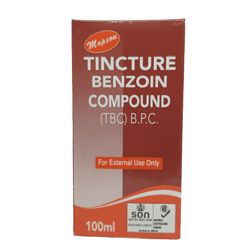 Mopson Tincture Benzoin Compound, 100ml - Silverline Pharmacy Surulere, Lagos