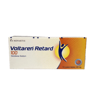 Novartis Voltaren Retard 100 Diclofenac Sodium 100mg, 10 Tablets - Silverline Pharmacy Surulere, Lagos