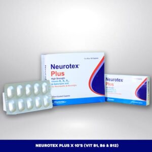 Phamatex Neurotex Plus High Strength, 1 x 10 Caplets - Silverline Pharmacy Surulere, Lagos