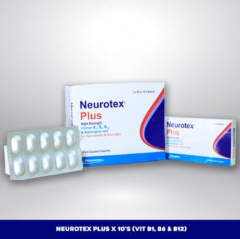 Phamatex Neurotex Plus High Strength, 1 x 10 Caplets - Silverline Pharmacy Surulere, Lagos