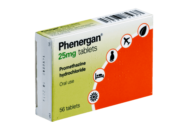 Phenergan Promethazine HCL 25mg, 56 Tablets - Silverline Pharmacy Surulere, Lagos