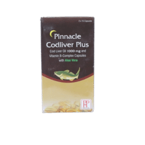 Pinnacle Codliver Plus 1000mg + B-Complex, 30 Capsules - Silverline Pharmacy Surulere, Lagos